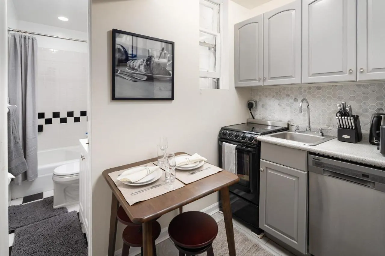 Cozy And Modern One-Bedroom Apartment ニューヨーク