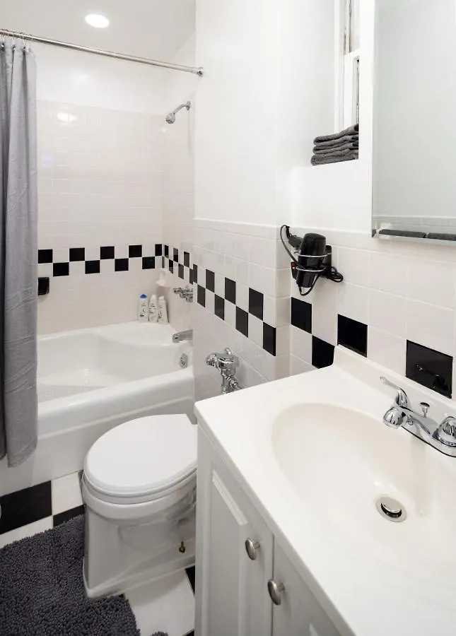 Cozy And Modern One-Bedroom Apartment ニューヨーク 0*,