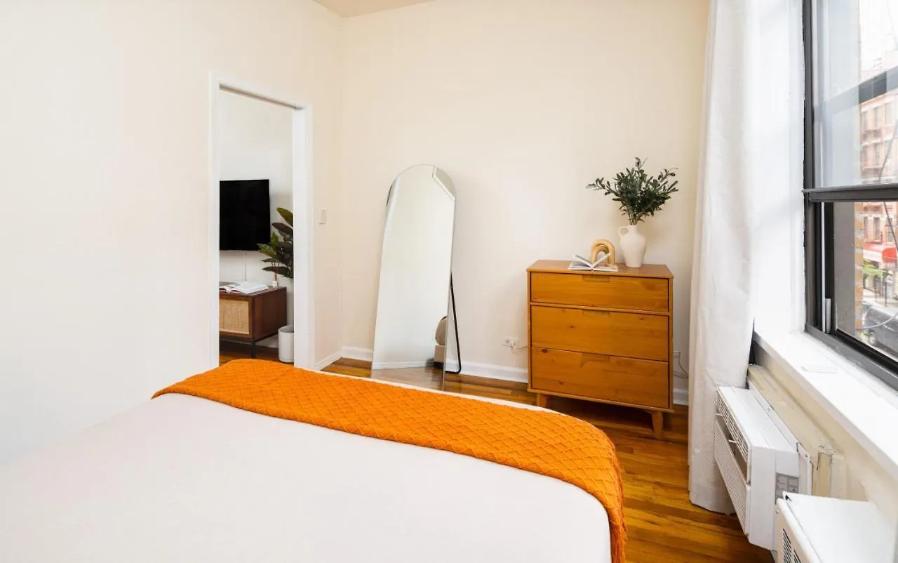 Cozy And Modern One-Bedroom Apartment ニューヨーク 0*,